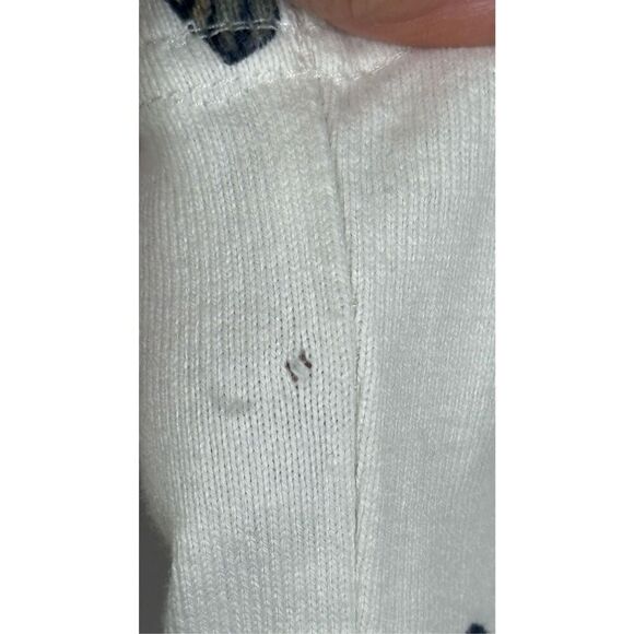 JOULES Great Britain White Floral & Polka Dot Dress Size 8 - Picture 7 of 9